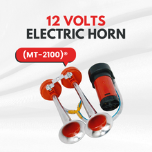 Load image into Gallery viewer, Electric Horn with Air Pump | 12V for Bikes, SUVs, Cars, and Vans