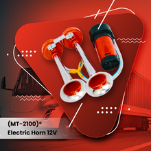 Load image into Gallery viewer, Electric Horn with Air Pump | 12V for Bikes, SUVs, Cars, and Vans