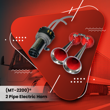 Load image into Gallery viewer, Premium 12V Electric Car Horn - Dual Pipe, Best Quality