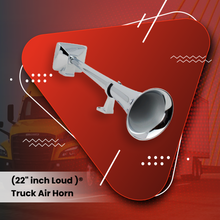 Load image into Gallery viewer, 22&quot; Stainless Steel Truck Air Horn
