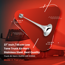 Muat gambar ke penampil Galeri, 95cm Long Best Quality Low Tone Truck Horn, RMC-313 Road Master
