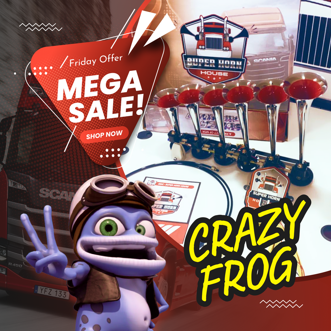 CRAZY FROG Truck Horn RMC-615-C (Chrome)