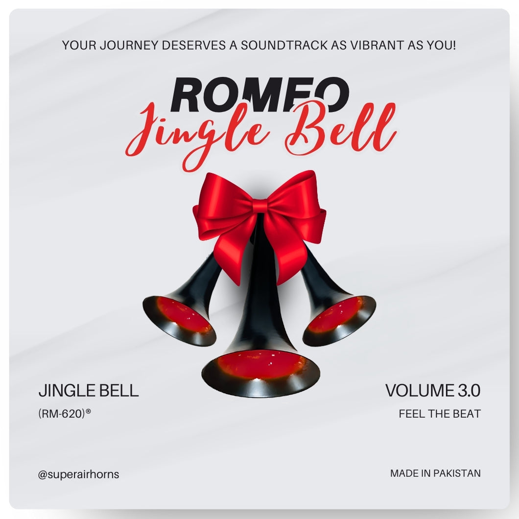 ROMEO JINGLE BELL RMJ-620 (V3.0) | 20 Melodies | 12/24 Volts | For All Types of Vehicles